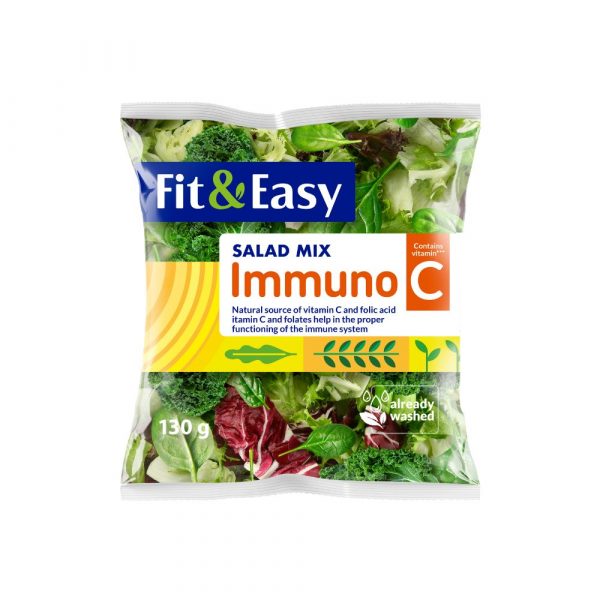 Šalát mix Fit&Easy Immuno C 130g VÝPREDAJ 1