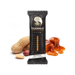 Tyčinka Proteínová Arašidy & Karamel 45g Tigernut 9