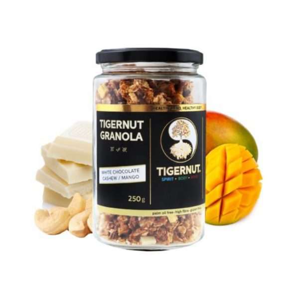 Granola Biela čokoláda&Kešu Mango 250g Tigernut 1
