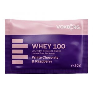 Proteín Whey 100 Biela Čokoláda&Malina 30g Voxberg 21