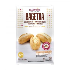 Mrazené Bagetky malé svetlé 6x55g La Lorraine 6