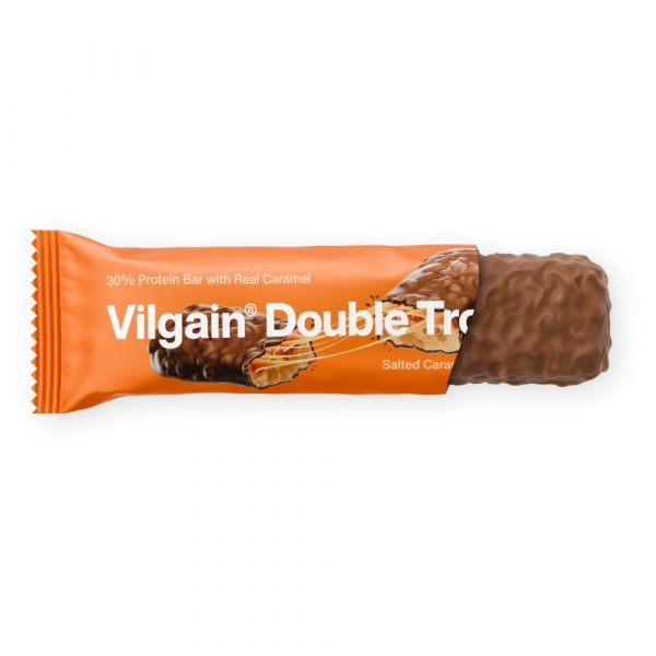 Tyčinka Arašidy so slaným karamelom 55g Vilgain 1