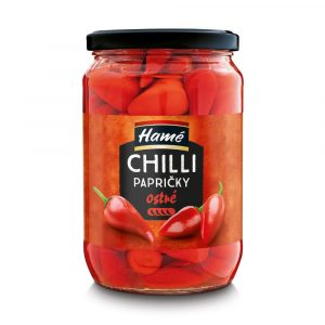 Chilli papričky ostré 720g Hamé 21