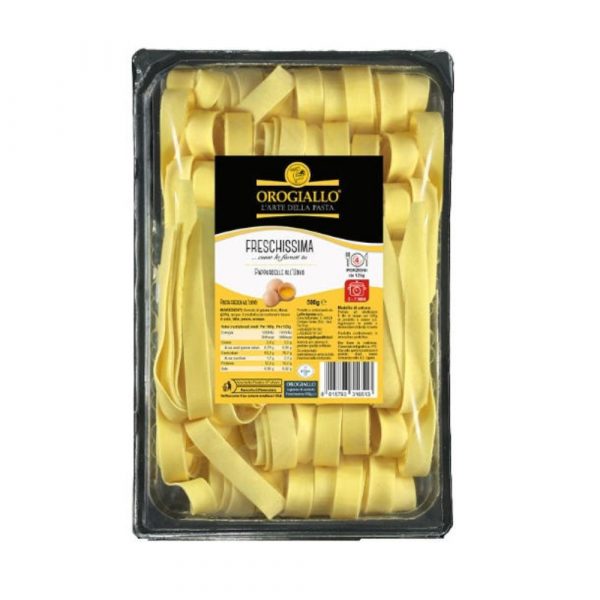 Cestoviny Pappardelle čerstvé OA 500g Orogiallo 1