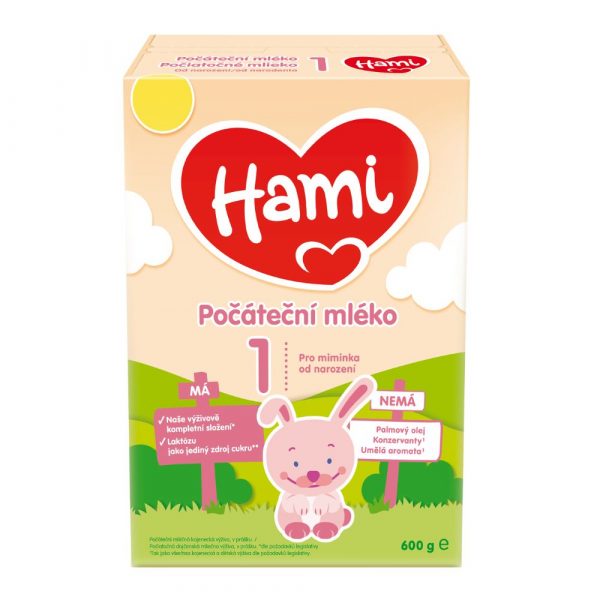 Hami počiatočné mlieko 1 600g 1