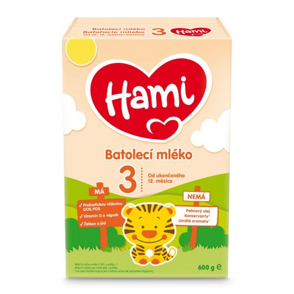 Hami batoľacie mlieko 3 600g 1