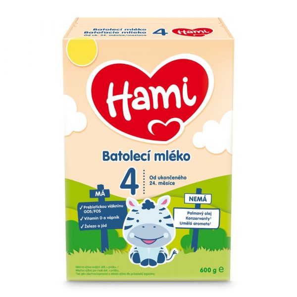 Hami batoľacie mlieko 4 600g 1