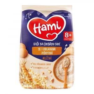 Hami Mliečna kaša piškótová so 7 obilninami na dobrú noc 210g 5 Hami Mliečna kaša piškótová so 7 obilninami na dobrú noc 210g 5