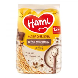 Hami Mliečna kaša ryžová stracciatella 210g 6