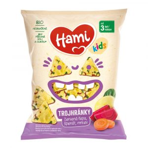 Hami Trojhránky červená repa, špenát, mrkva 30g 20 Hami Trojhránky červená repa, špenát, mrkva 30g 20