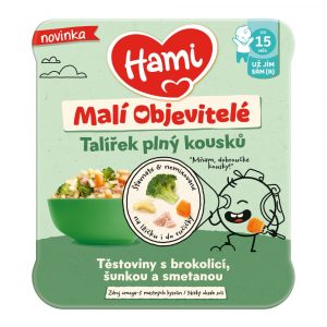 Hami Cestoviny Malí Objavitelia s brokolicou, šunkou a smotanou 200g 2 Hami Cestoviny Malí Objavitelia s brokolicou, šunkou a smotanou 200g 2