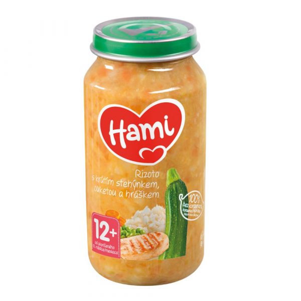 Hami Rizoto morčacie stehno,cuketa, hrášok 250g 1