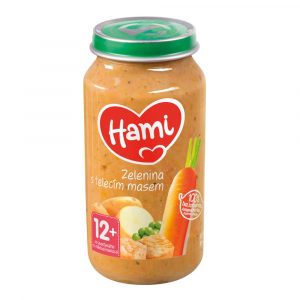 Hami Zelenina s teľacím mäsom 250g 12