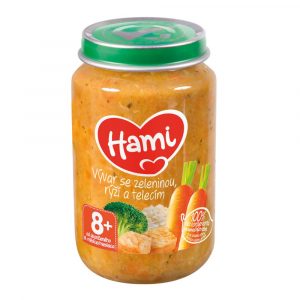 Hami Vývar so zeleninou, ryžou a teľacím 200g 10 Hami Vývar so zeleninou, ryžou a teľacím 200g 10
