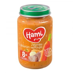 Hami Zelenina s duseným bravčovým 200g 11