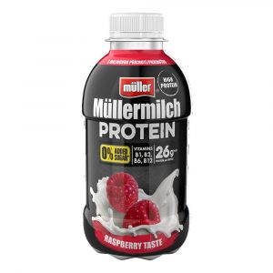 Müllermilch Proteinový nápoj malinový 400g 12