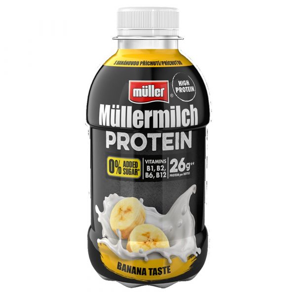 Müllermilch Proteinový nápoj banánový 400g 1