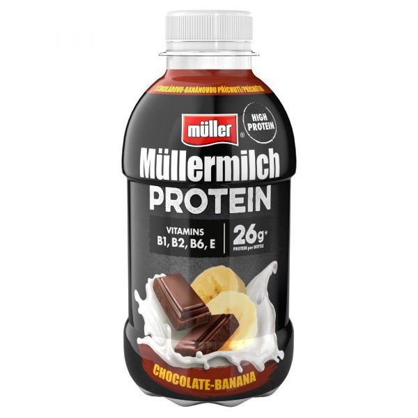 Müllermilch Proteinový nápoj čoko banán 400g 1