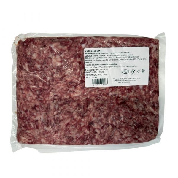Mleté mäso MIX 60:40 cca 1kg Farmfoods 2