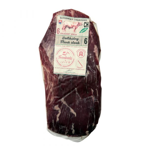 Hovädzí Flank steak Charolais cca 1,2kg FarmFoods 2