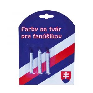 Farby na tvár Slovensko 3ks 2