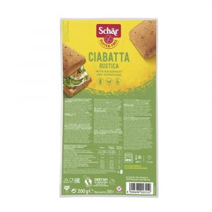 Pečivo Ciabatta Rustica bezlepková 200g Schär 2