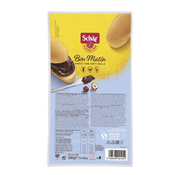 Žemle Bon Matin bezlepkové 200g Schär 1