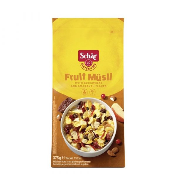 Ovocné müsli bezgluténové 375g Schär 1