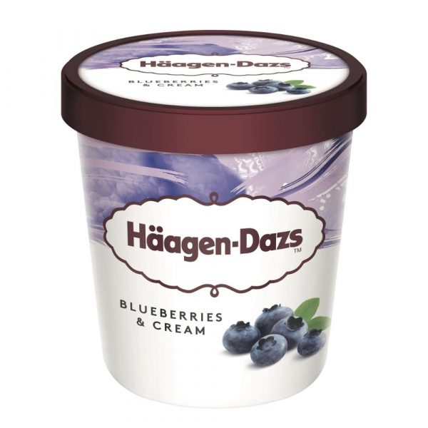 Mr.Häagen-Dazs zmrzlina čučoriedky ,smotana 460ml 1