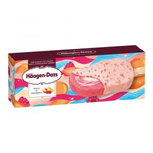 Mr.Häagen-Dazs Nanuk broskyňa, malina 80ml 4