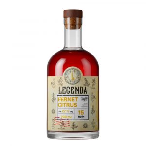 Fernet Citrus Legenda 27% 0,7l 6