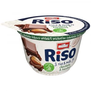 Mliečna ryža čokoláda lieskový oriešok 200g Riso 2 Mliečna ryža čokoláda lieskový oriešok 200g Riso 2