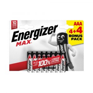 Batérie AAA Max 4+4 Energizer 15