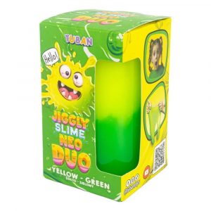 Sliz Jiggly Slime Neo duo žlto zelený 430g Tuban 2