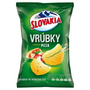 Slovakia Vrúbky s príchuťou pizza 55g VÝPREDAJ 5 Slovakia Vrúbky s príchuťou pizza 55g VÝPREDAJ 5